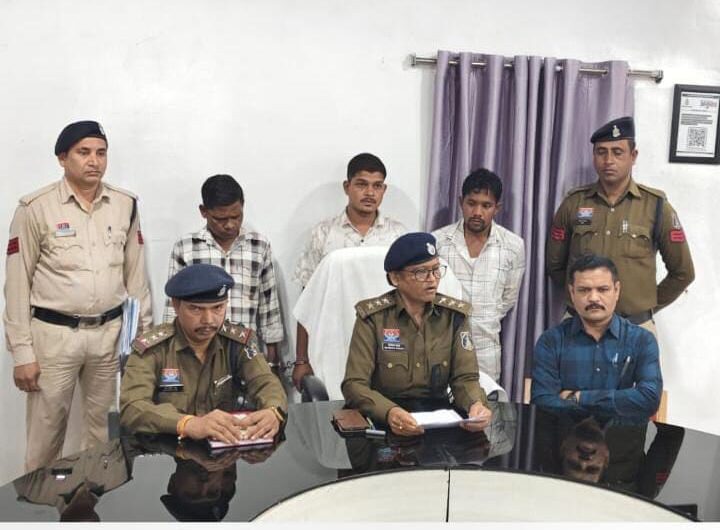 बिर्रा पुलिस एवं सायबर टीम की संयुक्त टीम ने चोरी के मामले में 03 आरोपियों को पकड़ने में मिली बड़ी सफलता