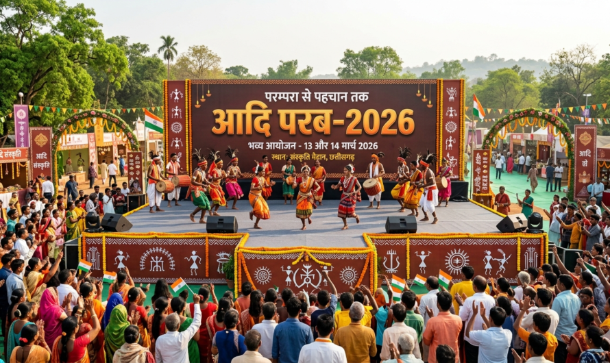 परम्परा से पहचान तक ‘आदि परब-2026’ का भव्य आयोजन 13 और 14 मार्च को