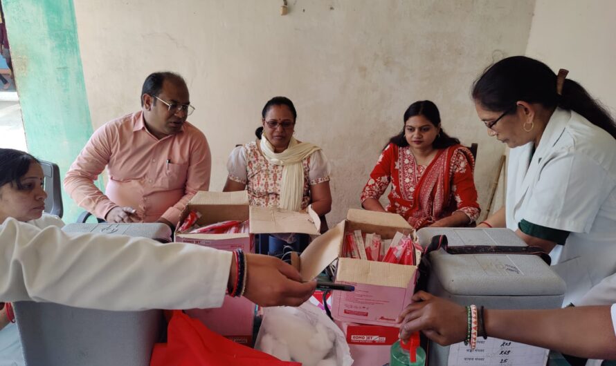 जिला जेल जांजगीर में बंदियों की स्वास्थ्य जांच और हेपेटाइटिस-बी टीकाकरण शिविर आयोजित