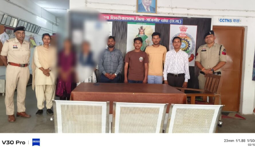 बिना अनुमति प्रार्थना सभा आयोजित करने वाले व्यक्तियों के विरुद्ध शिवरीनारायण पुलिस की सख्त कार्यवाही