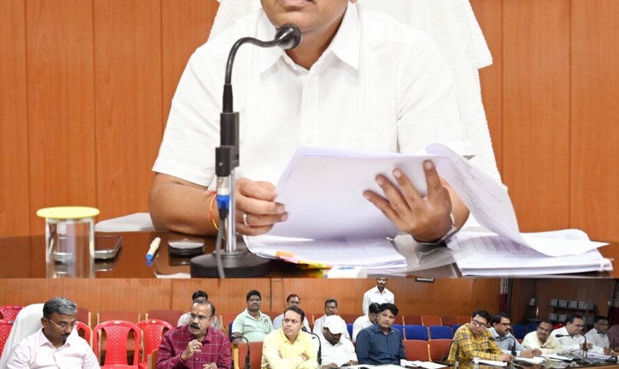 कलेक्टर जन्मेजय महोबे की अध्यक्षता में एसएनए स्पर्श एवं अन्य बजट के तहत प्राप्त आबंटन के विरूद्ध व्यय के संबंध में समीक्षा बैठक आयोजित