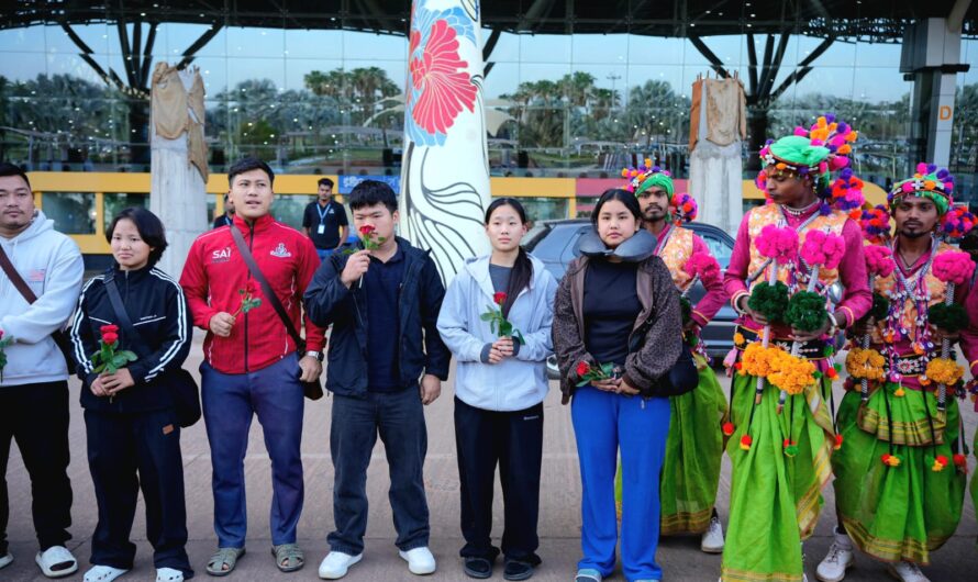 खेलो इंडिया ट्राइबल गेम्स के लिए खिलाड़ियों का छत्तीसगढ़ पहुंचना शुरू