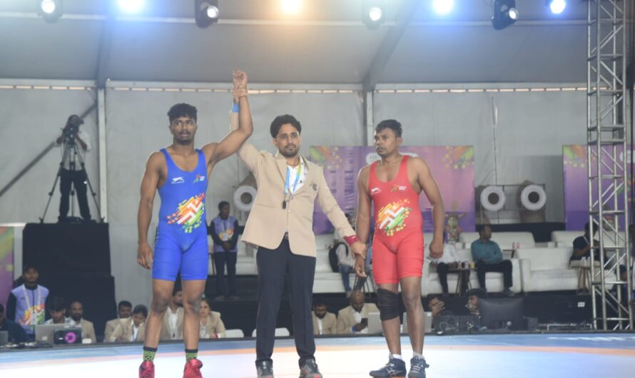 खेलो इंडिया ट्राइबल गेम्स-2026: सरगुजा में कुश्ती स्पर्धा की शानदार शुरुआत