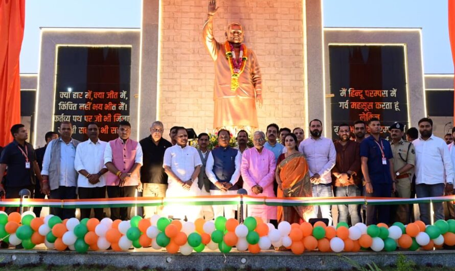 अटल परिसर से विकास का नया अध्याय: मुख्यमंत्री  विष्णुदेव साय ने बिलासपुर में 26 करोड़ से अधिक के विकास कार्यों का किया लोकार्पण और शिलान्यास