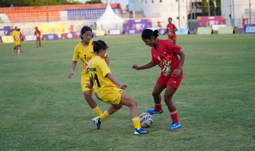 खेलो इंडिया ट्राइबल गेम्स 2026: बालिका फुटबॉल प्रतियोगिता में असम ने सिक्किम और तमिलनाडु ने आंध्रप्रदेश को 3-0 से किया पराजित