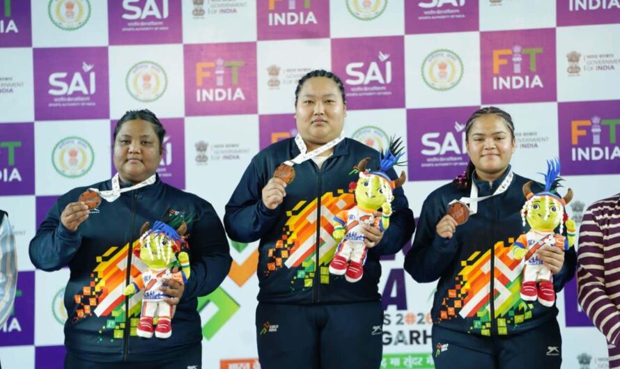 खेलो इंडिया ट्राइबल गेम्स 2026: 86 किलोग्राम भारोत्तोलन में महाराष्ट्र की साक्षी बुरकुले ने जीता स्वर्ण