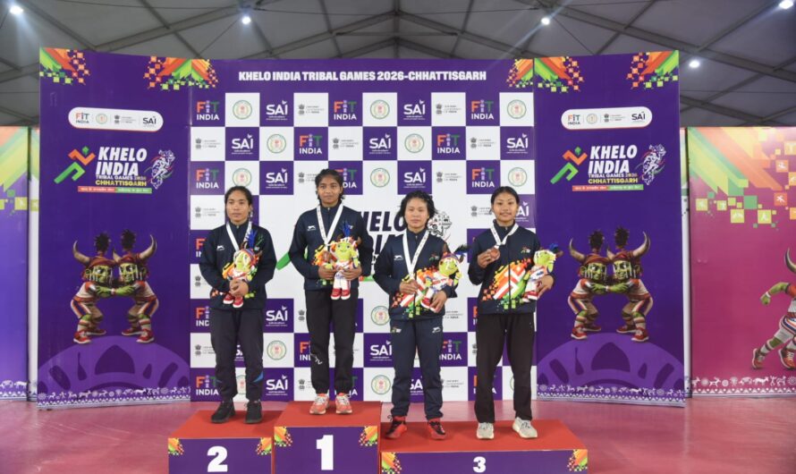 खेलो इंडिया ट्राइबल गेम्स 2026: कुश्ती स्पर्धा के तीसरे दिन भी जारी रहा मुकाबले का रोमांच