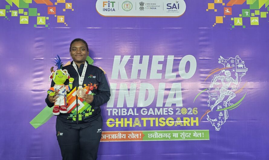 खेलो इंडिया ट्राइबल गेम्स 2026: कर्नाटक की मनीषा जोंस सिद्दी ने जीता गोल्ड