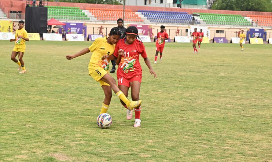 महिला फुटबॉल में छत्तीसगढ़ का शानदार प्रदर्शन, झारखंड को हराकर जीता स्वर्ण पदक