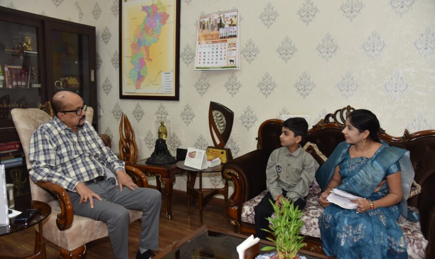‘गूगल बॉय’ रुद्र को, लोक भवन में मिला सम्मान
